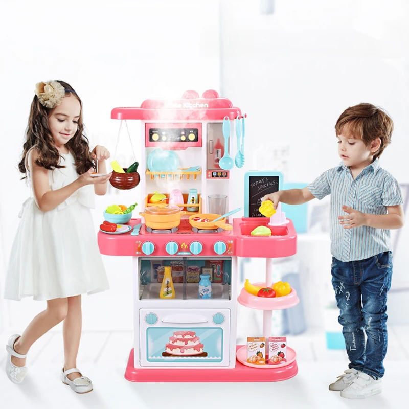 Hot-selling Pretend Play Sets with Music Simulation Kitchen Toy for Kid
