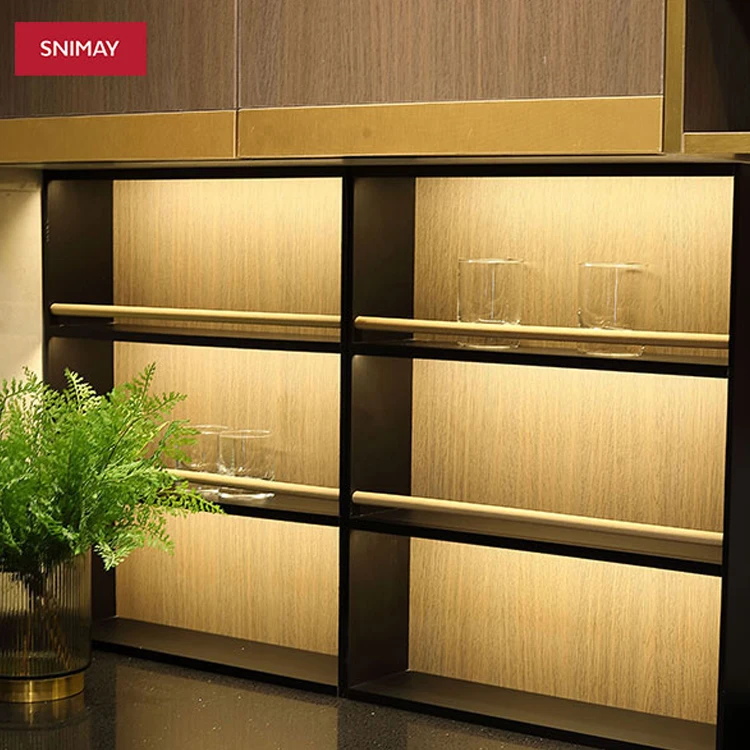 Factory Direct Popular MDF Grey Lacquer Kitchen Cabinet Modular Kitchen