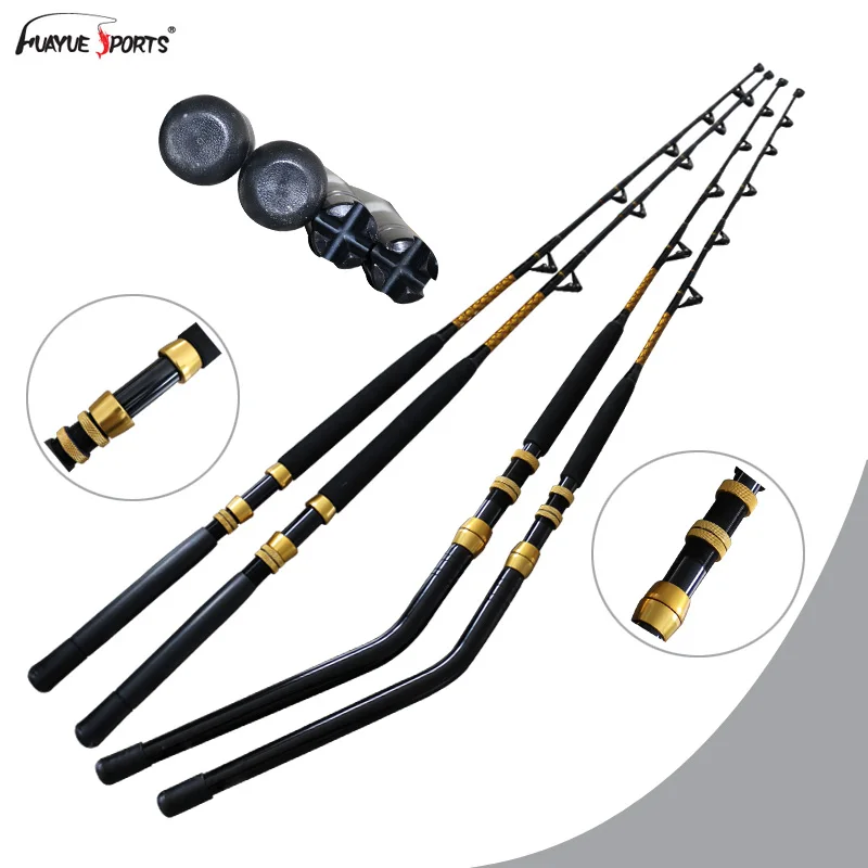 Trolling Fishing Rod Pacific Aluminum Reel Seat Boat Saltwater Rod