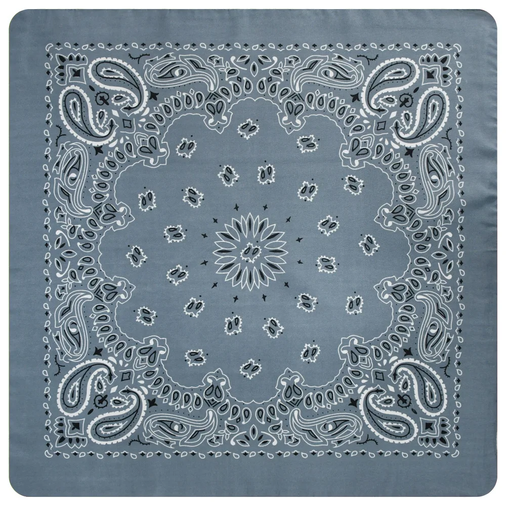 Factory Direct Cheap Price Popular Design Cotton Polyester Custom Made Printing Paisley Bandana