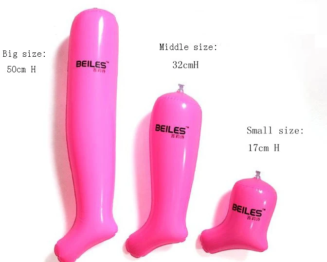 Custom Printing Inflatable Boot Keeper Plastic Shoe Tree for Boots