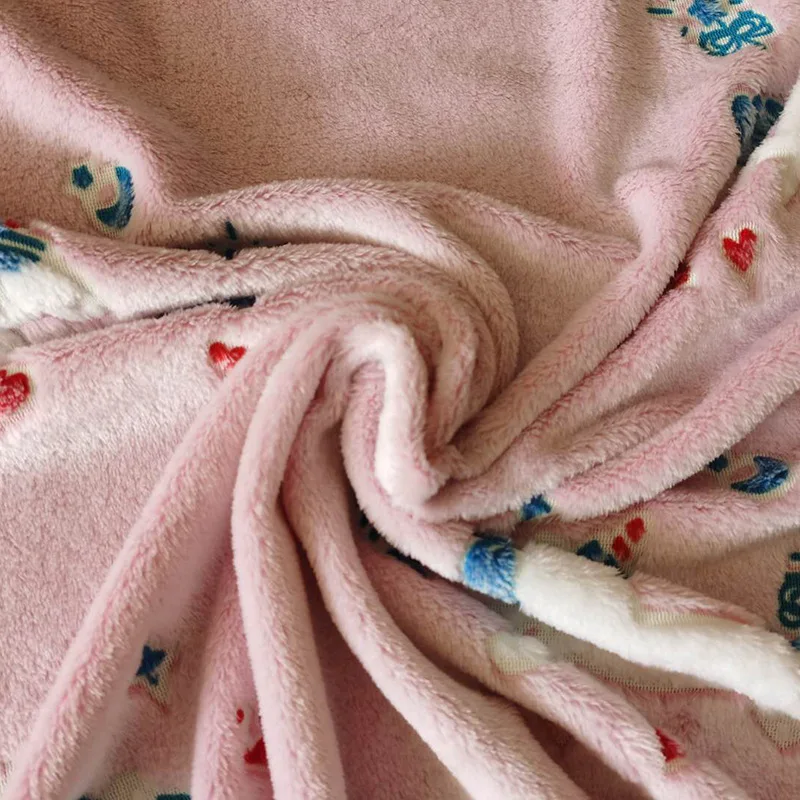 Magic Blanket Children Luminous Glow Fluorescent Soft Blankets for Bed Sofa Throw  Blanket Cartoon Design