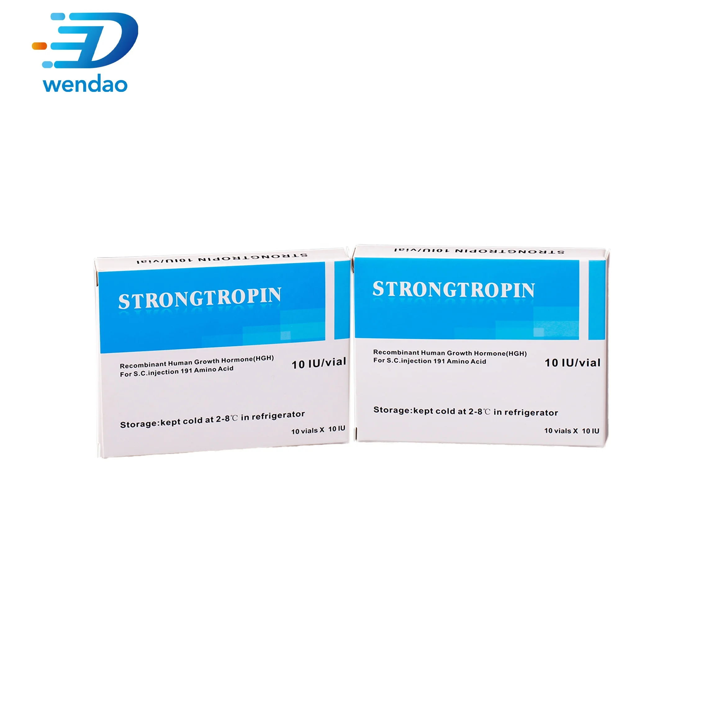 customized medicine 2ml 10iu vial HGH box  for body strong
