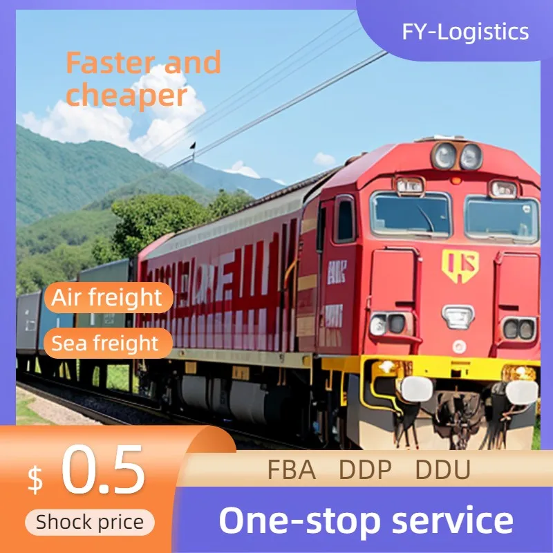 Cheap freight forwarder DDP DDU door to Door services from China to Spain Latvia Slovakia Ireland Greece Train Rail transport