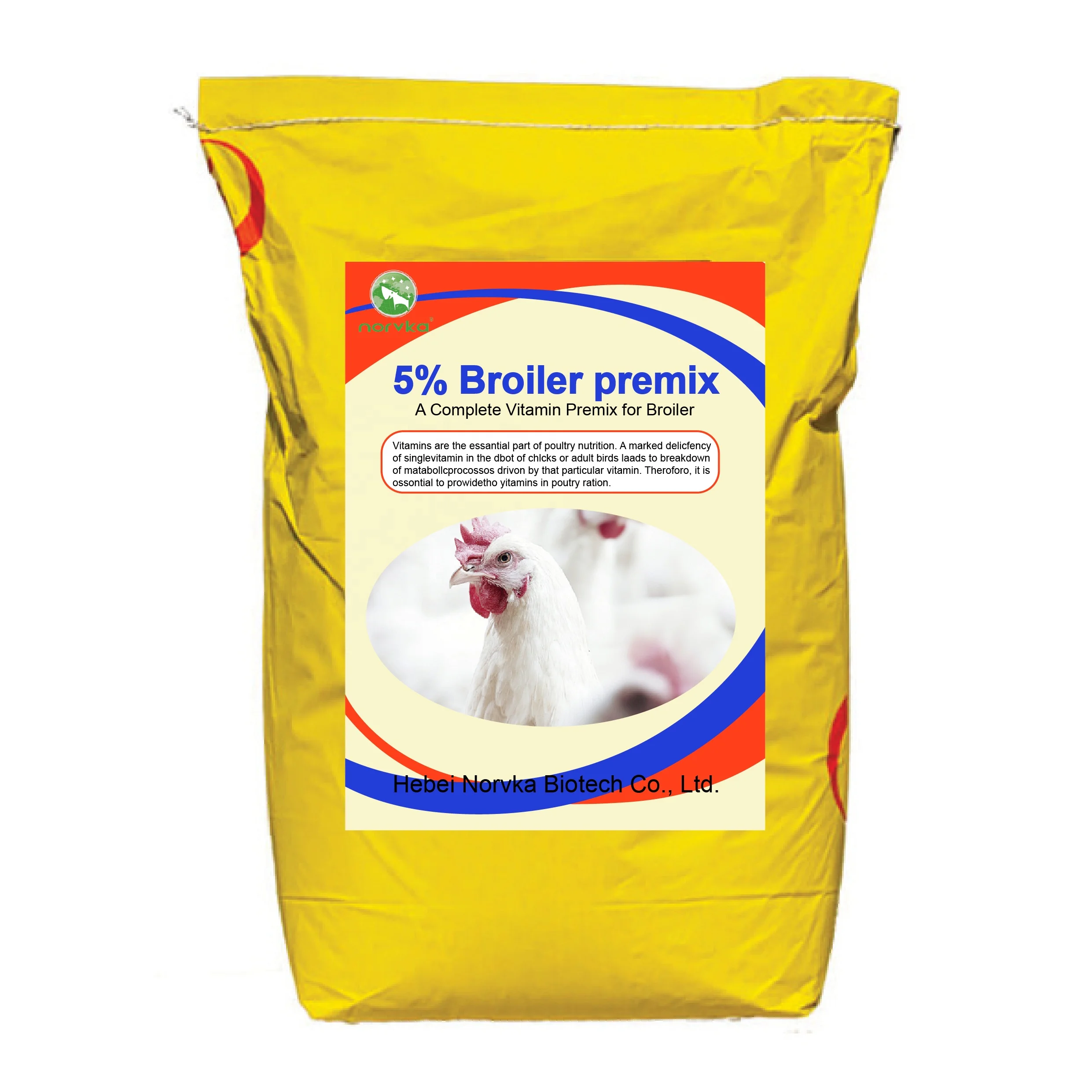 Wholesale Chicken Feed Animal Growth Booster 5% Broiler Feed Premix