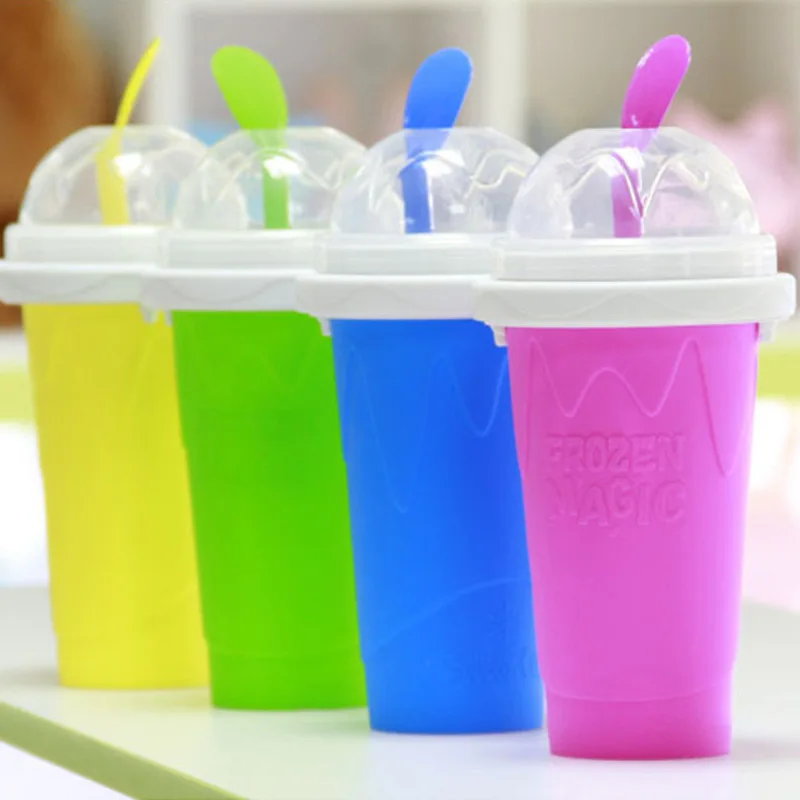 Kitchen Smoothie Cups Innovative Hot Sale Ice Cream Food Grade Silicone Silicone Slushy Maker Cup