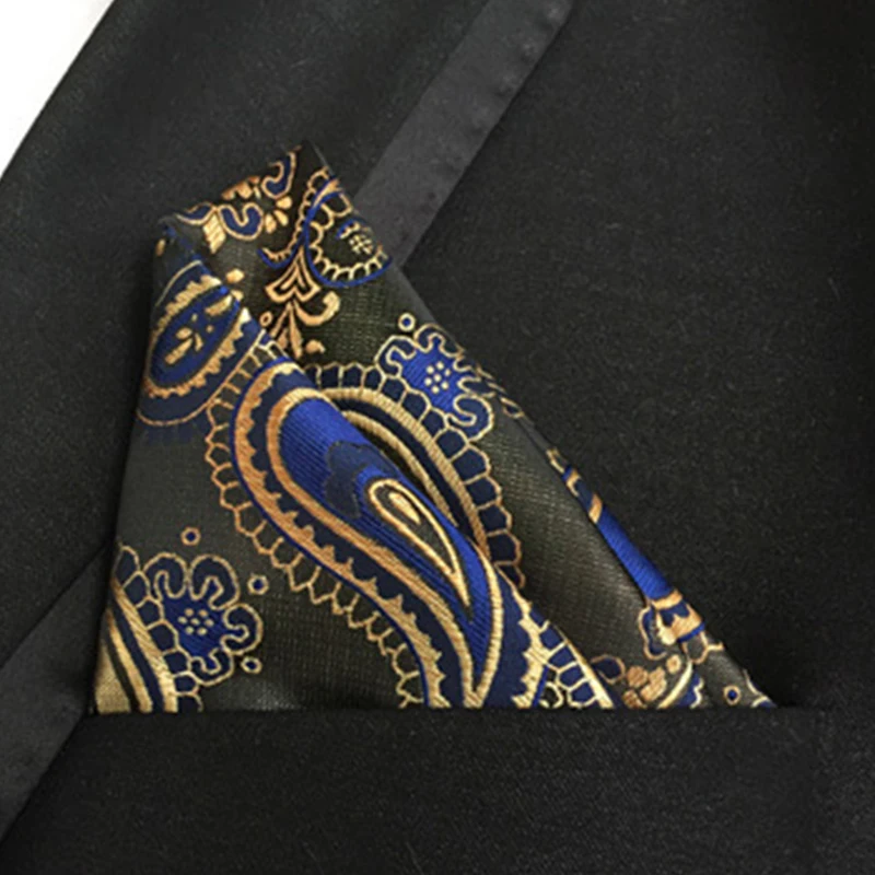 Printing Pattern Handkerchief Matching Floral Ties Printed Pocket Square for Male Female Party Outdoor
