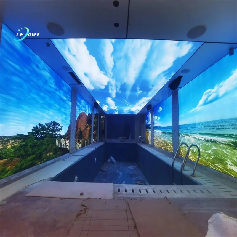 ПВХ подвесная потолочная плитка для крыши акустический натяжной потолок голубое небо подвесный бассейна
