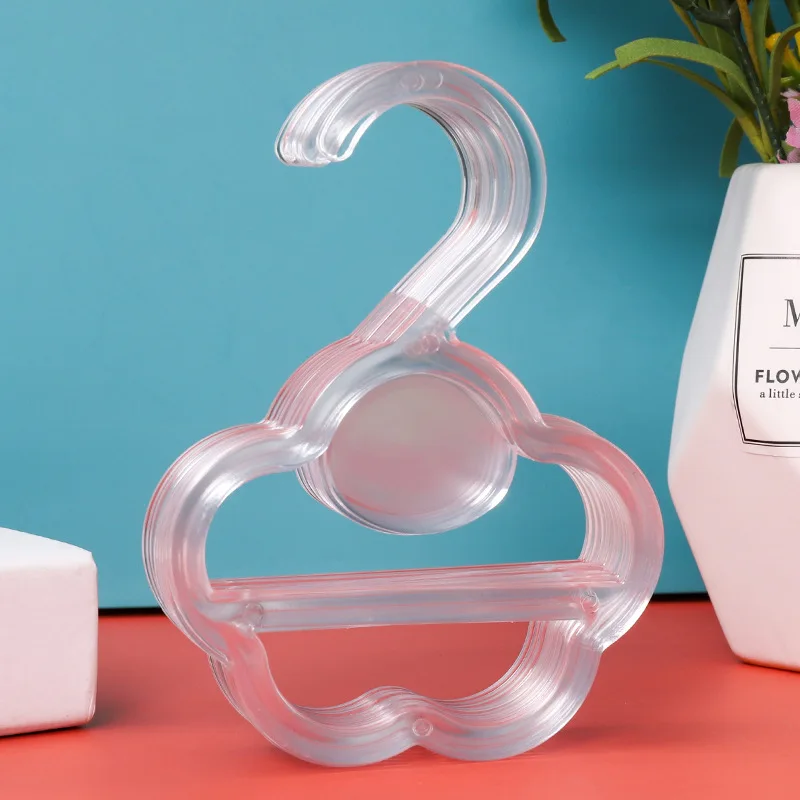 clear black white plastic circle round clothes hanger for scarf tie display  Suitable for underwear bikini display stand