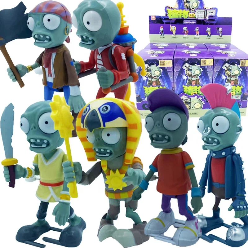 Manufacturer Pretty Anime Figure Plants vs. Zombies toys mystery box Clockwork Zombie clockwork toy surprise blind box