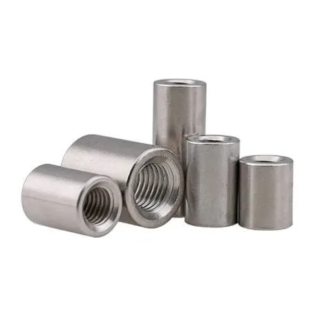 Manufacturer Stainless Steel Couplings China Nut Rod Hardware DIN 6334 Hexagon Long Nut M3 M4 M5 M6 M8