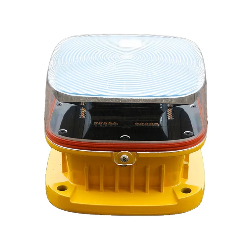 ICAO FAA Marine Heliport Helipad Airport Runway Aircraft Solar Powered Navigation Obstacle Aviation Warning Light