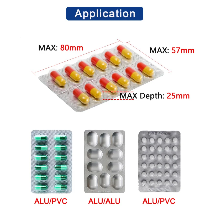 DPP Series Small Pvc Automatic Tablet Blister Packing Machine Mini Capsule Blister Packaging Machine