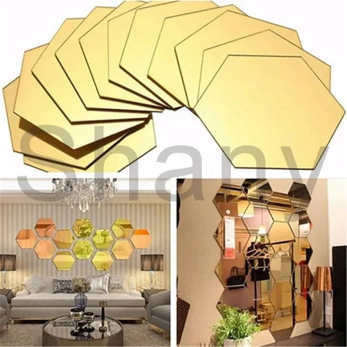 acrylic sticker mirror for bedroom wall stickers with low price