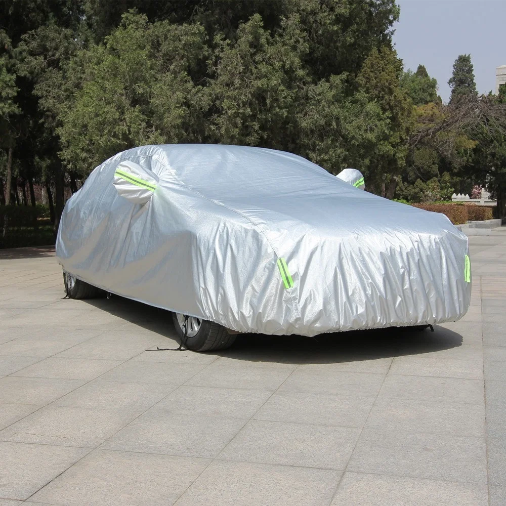 Всепогодный серебристый полиэфир с флисовой подкладкой для автомобиля