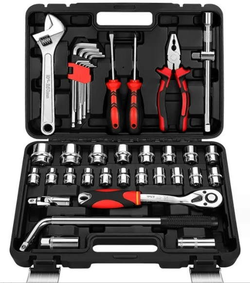 Selling Product Ratchet Torque Wrench Wrenches Hand Tools Socket Wrench Spanner Tools Box For Set Mechanic Screwdriver Tool Set