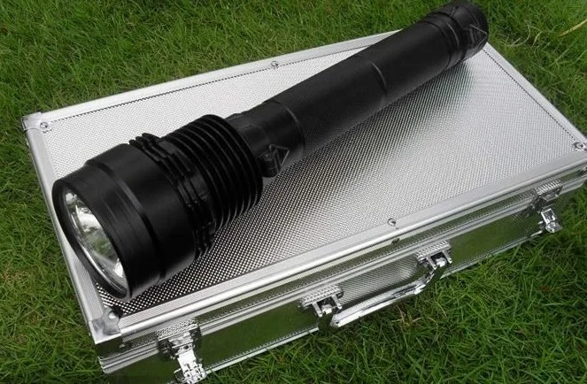 aluminum case rechargeable 7500 lumen xenon flashlight 85w hid flashlight