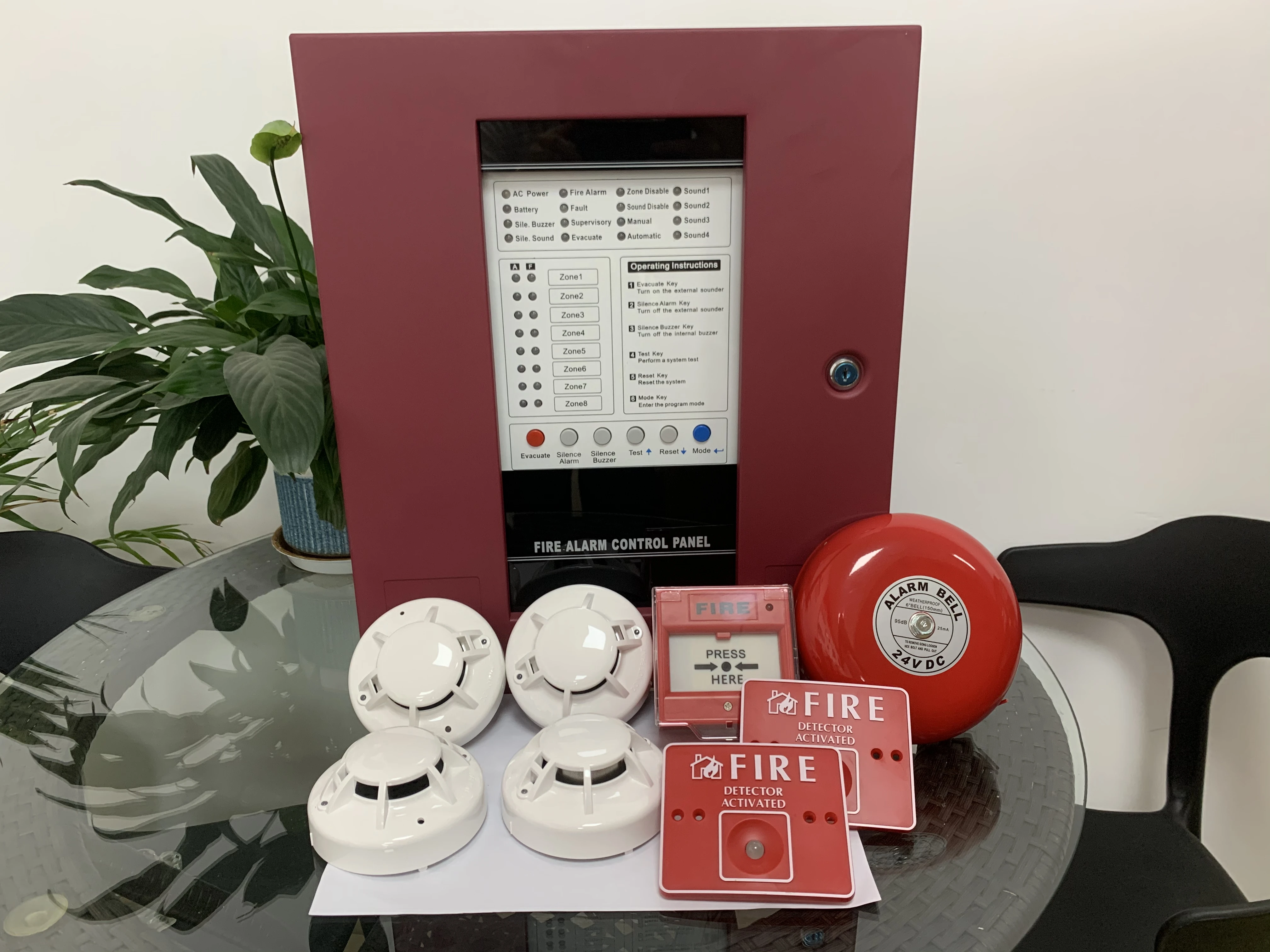 16 Zone for Fire Safety Fire Alarm System Conventional Fire Alarm Control Panel