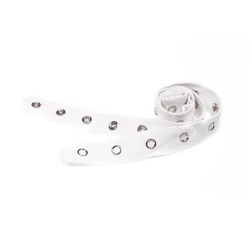 Good quality oeko-tex white metal press snap button tape for garment accessories