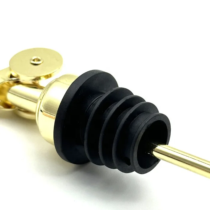 304 stainless steel automatic opening and closing kitchen spice bottle stoppers oil pourer