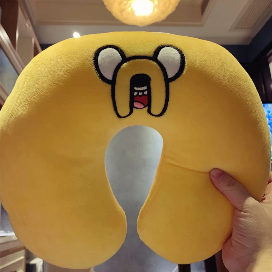 The U-shaped pillow for the neck of the cartoon game console can be customized.