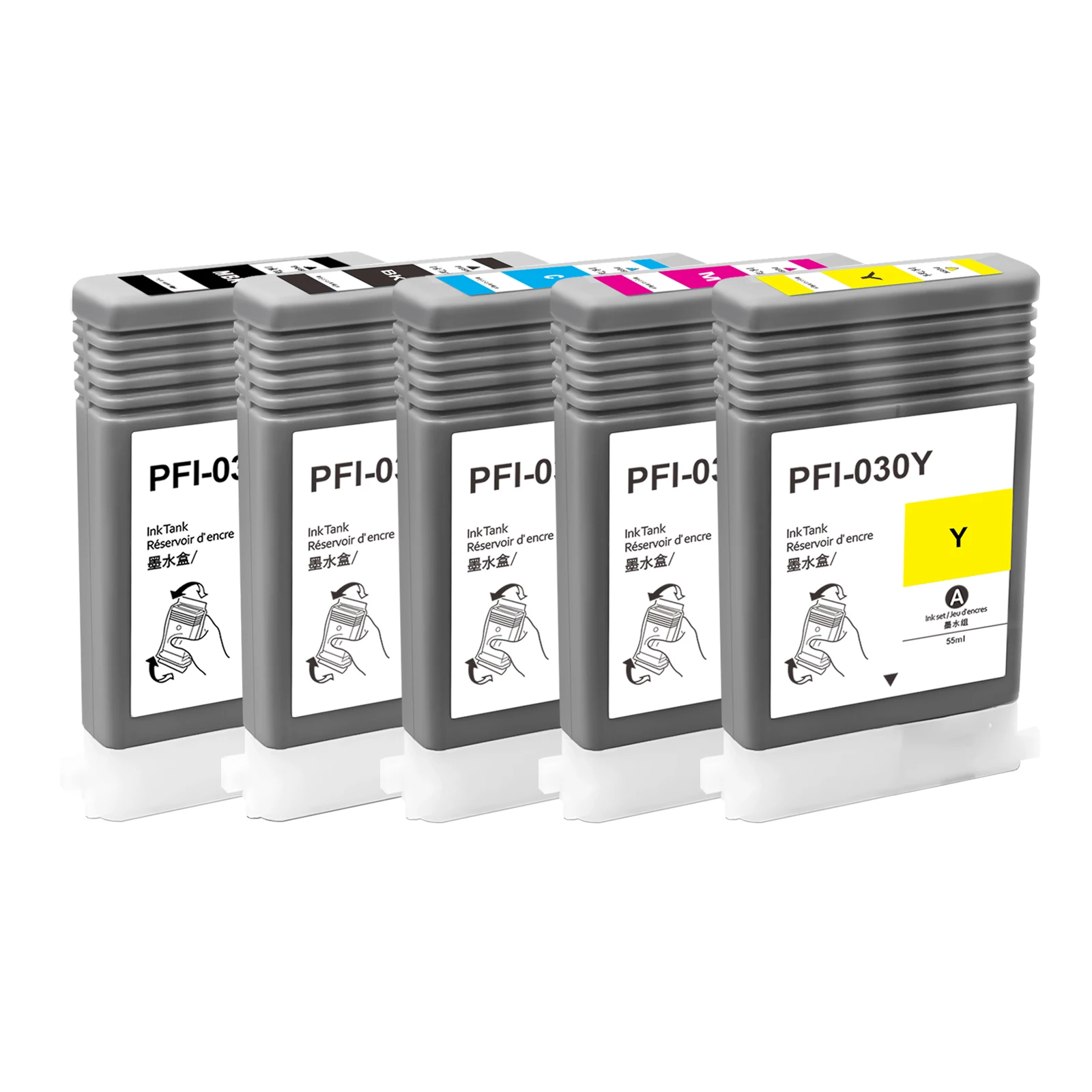 PFI-030 pigment Ink Cartridge Compatible for CAN TA-20/TA-30
