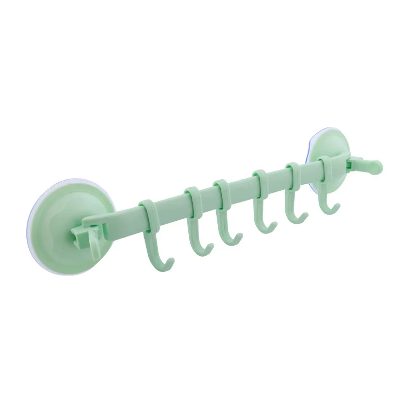 suction cup perforated free toilet bathroom door towel rack hanger hook kitchen wall storage hook