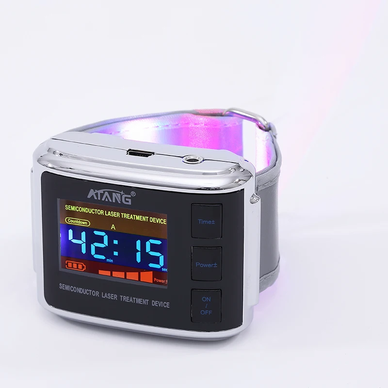 Physiotherapy equipment semiconductor laser treatment instrument 650nm electronic laser therapy watch