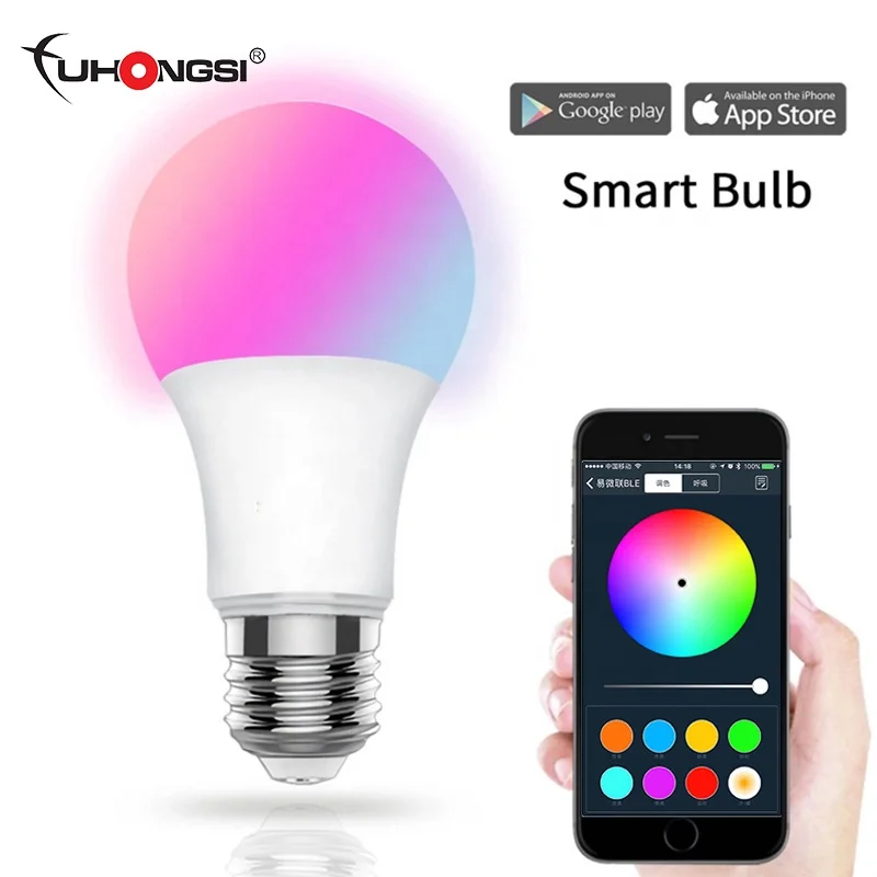 
E27 7W 9W 14w Wifi Wireless Controlled Google Assistant Alexa Zigbee WIFI LED Smart Light Bulb 