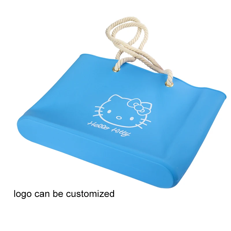 Wholesale Silicone Bag Eco-friendly Durable Silicone Shopping Handbag Beach Bag