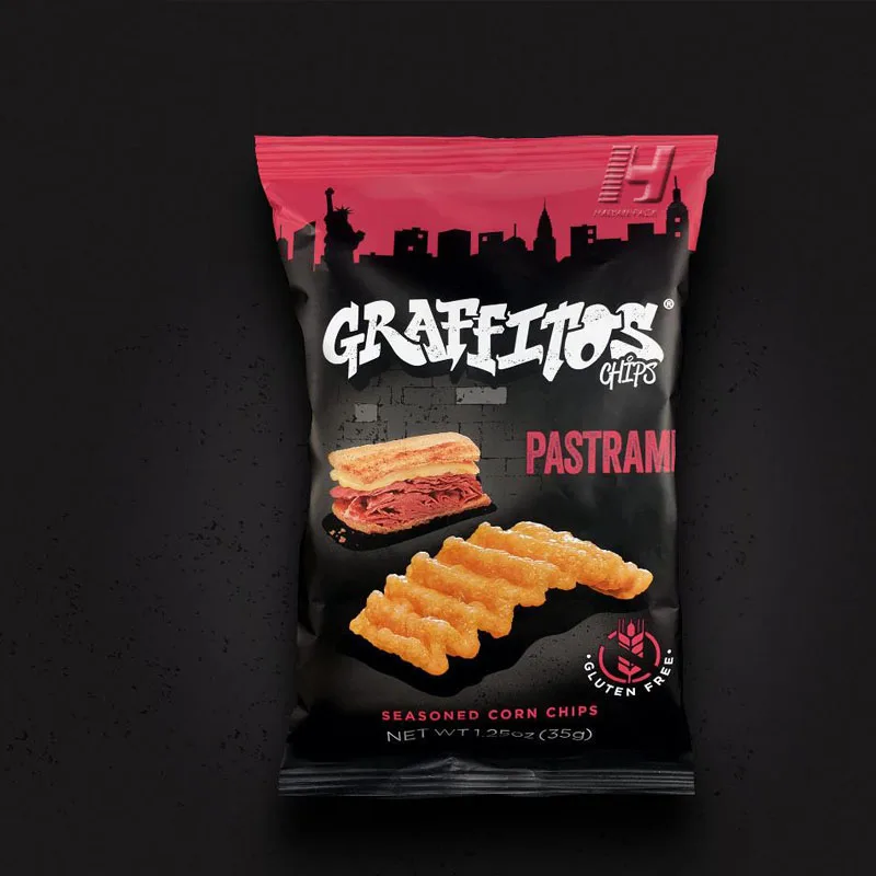 Customized PET/VmPET/PE back-sealed potato chips packing bag