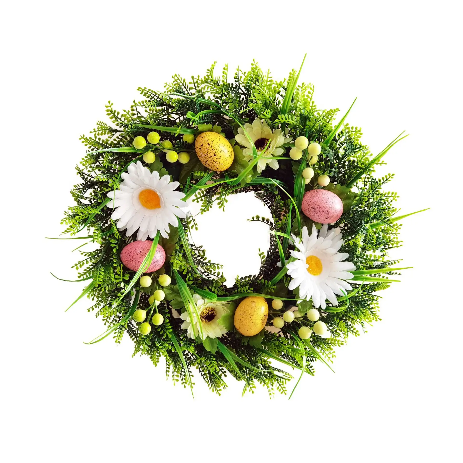 Spring Boxwood Magnolia Bulk Front Door Wreath decorative flower Autumn Fall Wreath Easter Garland Wreath For Front Door