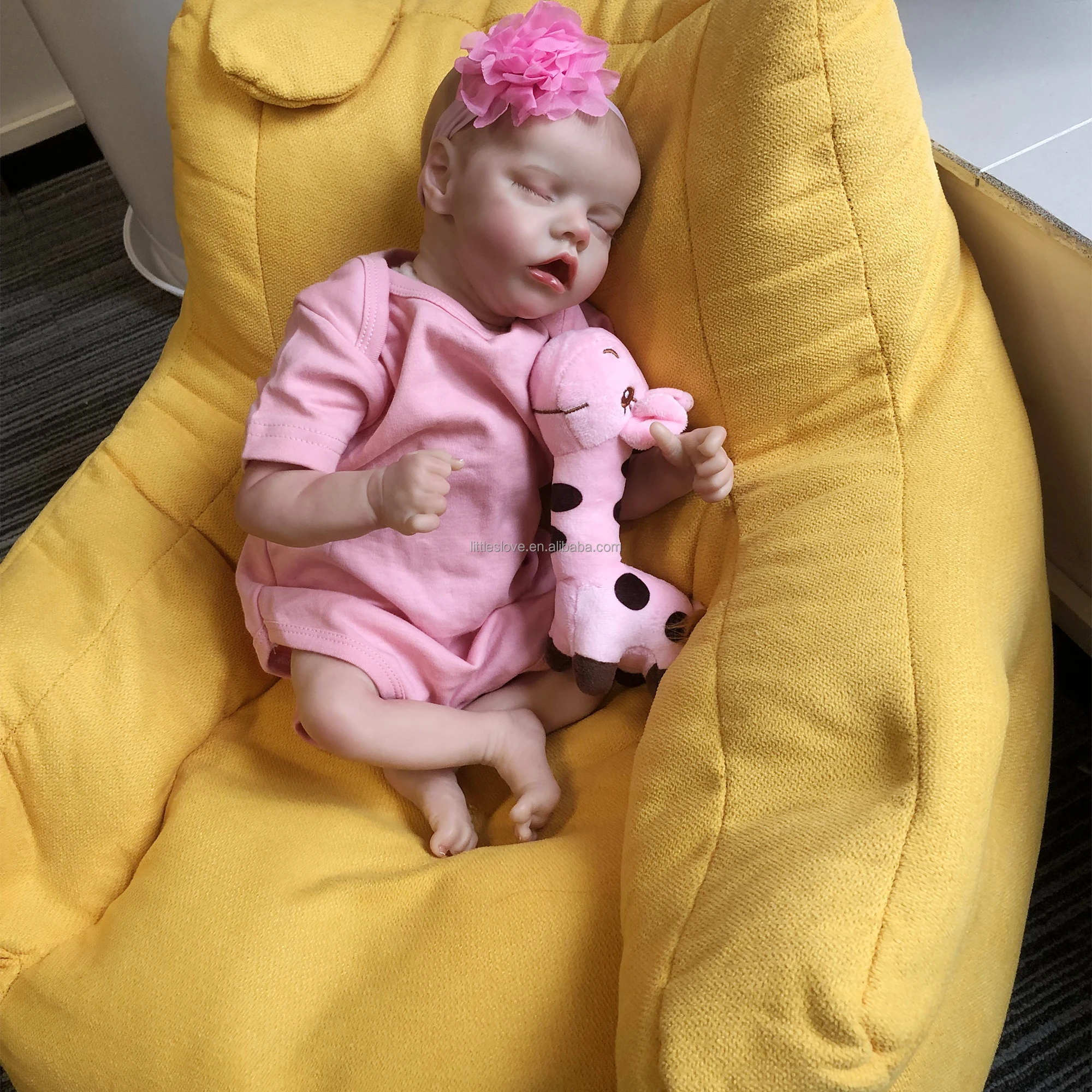 18inch Bebe Reborn Kit Reborn Baby Dolls Twin A Molds Vinyl Painted Newborn Dolls Real Soft Touch