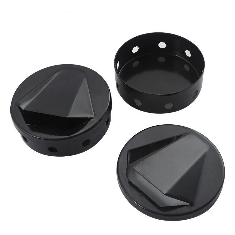 Outdoor Barbecue BBQ Tools Stainless Steel Smoking Charcoal BBQ Spice Boxes Porous Charcoal Grill Smoking