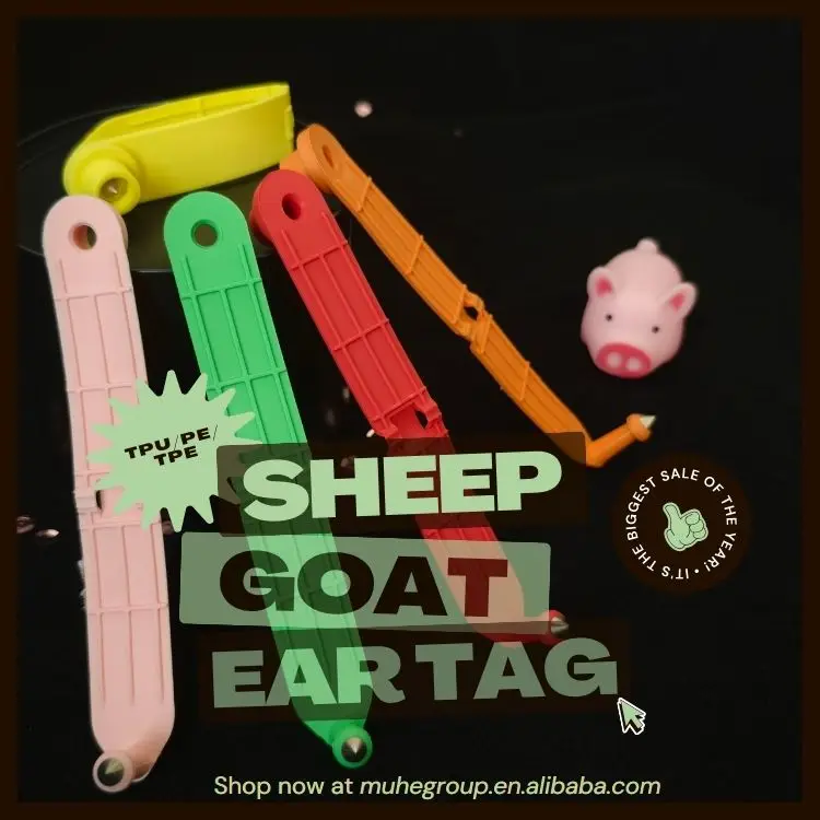 One Piece Sheep Ear Tag Animal Cattle Swine Numbering Ear Tags