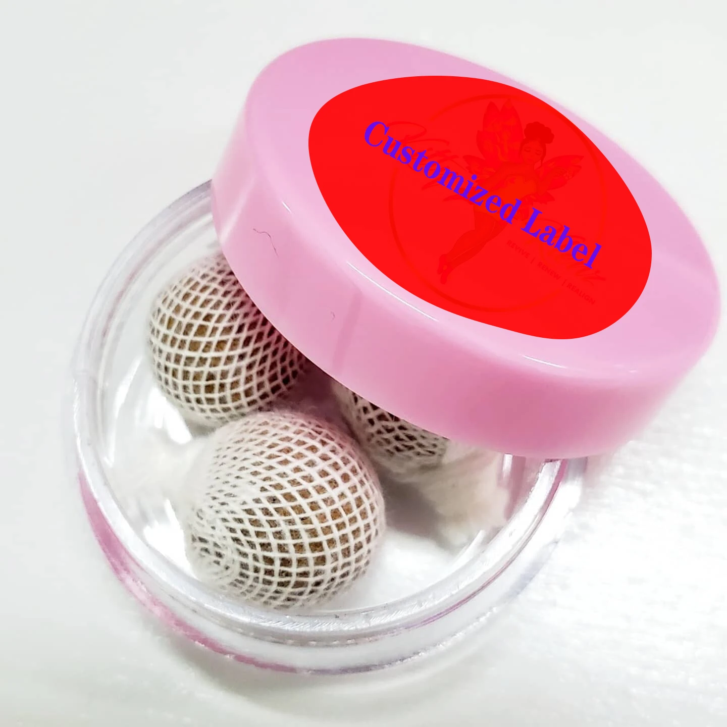 Private Label Natural Herbal Vaginal Cleaner Clean Point Tampons Yoni Detox Pearls