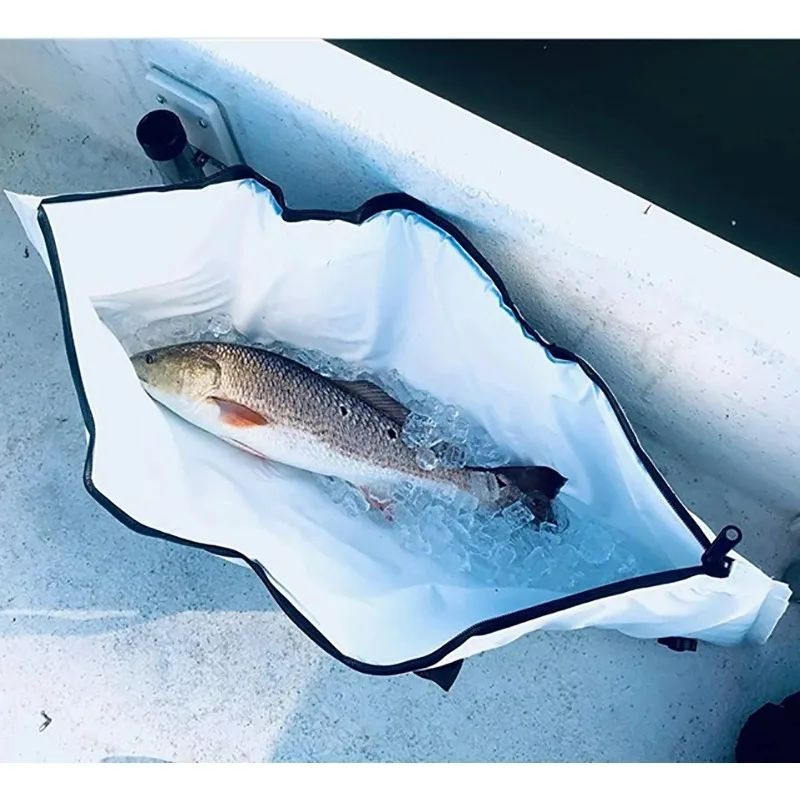 Insulated Kayak Fishing PVC Bags Long Insulate Fish Cooler Bag Waterproof Sea Lake Fish Bag