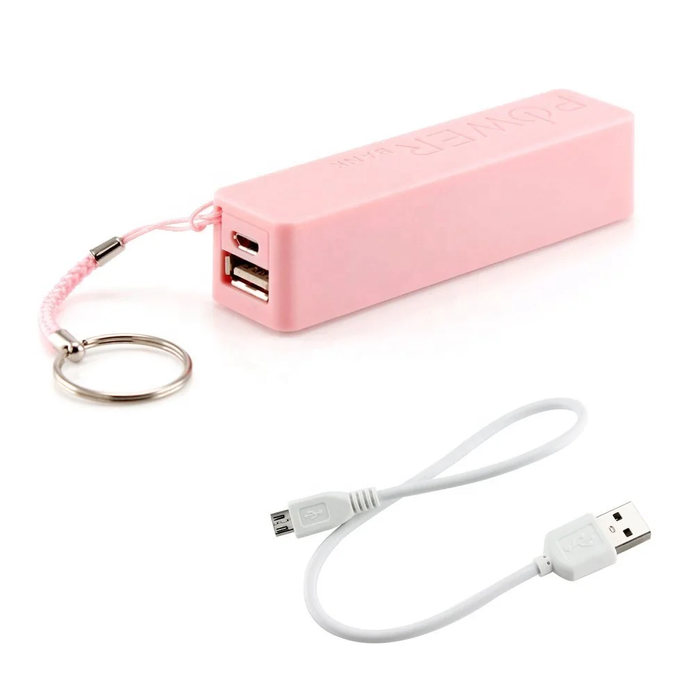 
Universal best promotion gift perfume portable charger mini 2600mah battery pocket Power Bank for iphone with keychain 