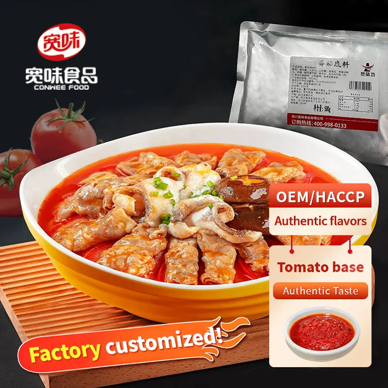 Conwee Hotpot Soup Sauce Tomato Flavor Hot Pot Seasoning Tomato Hot Pot Base Tomato Soup Base