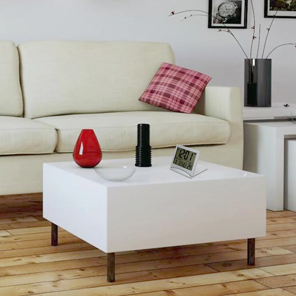 Foldable Electronic Digital Watch Clock Daily Alarm Time Date Temperature Timer Portable Lcd Desk Clock Home Decor