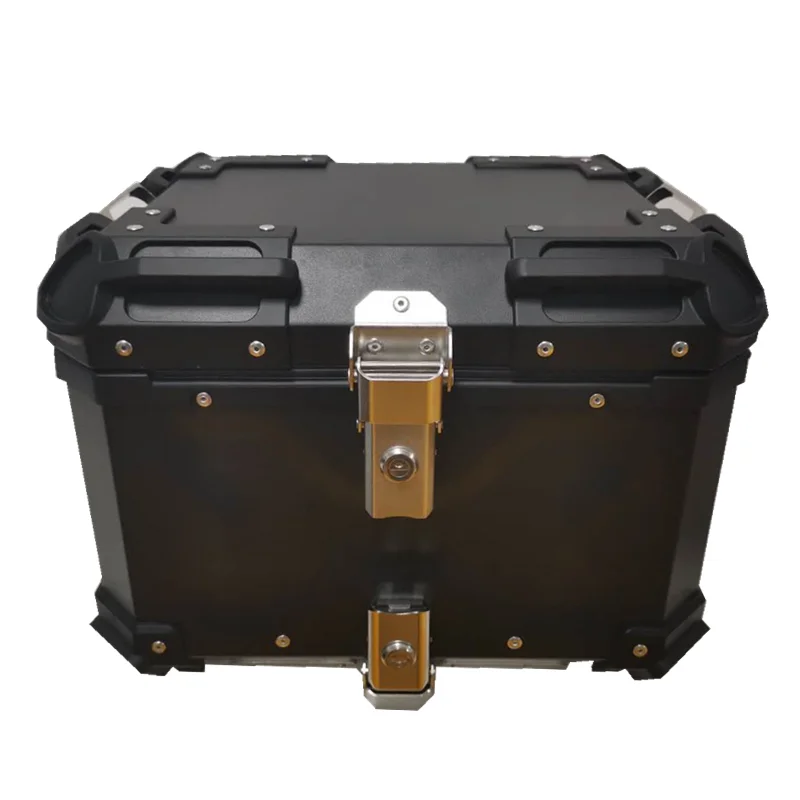 New Design Customized Storage Tail Boxes Delivery Case Motorcycle Tool Aluminium Cases Waterproof 45 Litres ISO9001:2018 45L-DHJ