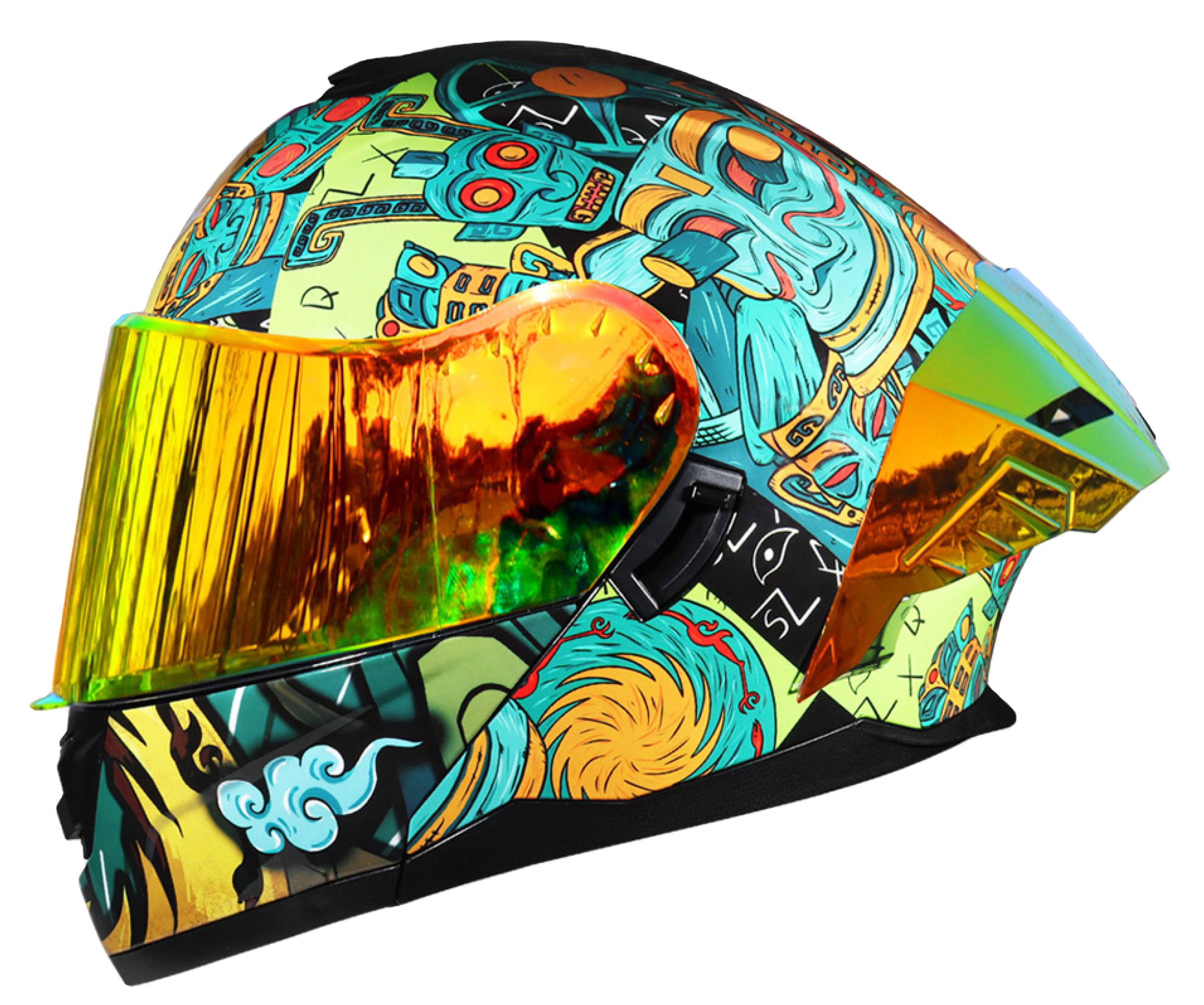 ECE DOT Certified Full Face Profional Motocross Racing MTB ATV Helmet Anti-Fall ABS Material Motorbike Riding New Condition