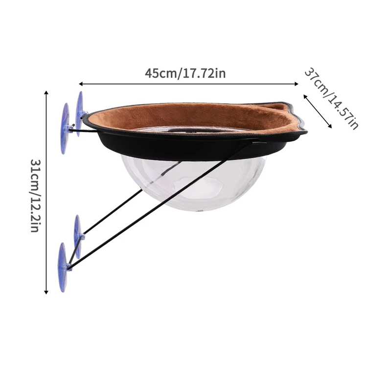 
Wall and Window Mounted Cat Hanging Sleep Bed Hammock 