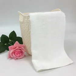 Индивидуальная Высококачественная мягкая органическая детская мочалка из 100% бамбука размером 10x10 дюймов