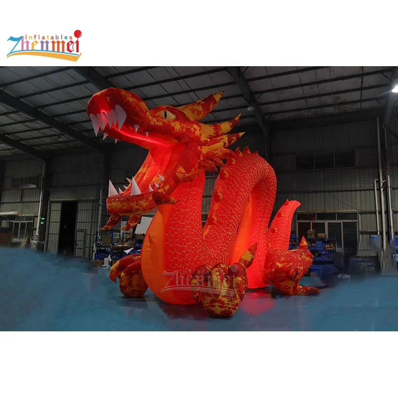Zhenmei Advertising Giant Inflatable Chinese Dragon for Event