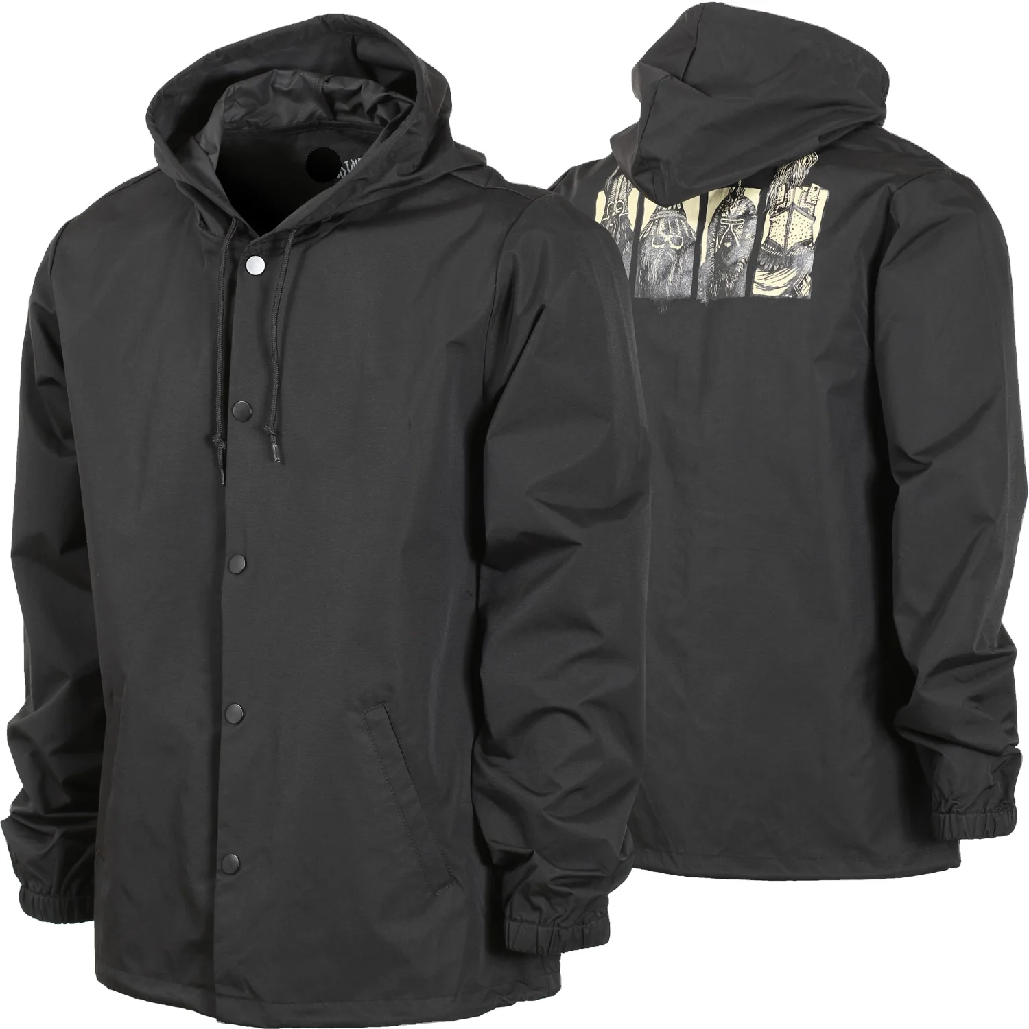 
Outdoor Sports Nylon Waterproof Jacket Custom Men College Track Pullover Windbreaker Wholesale 