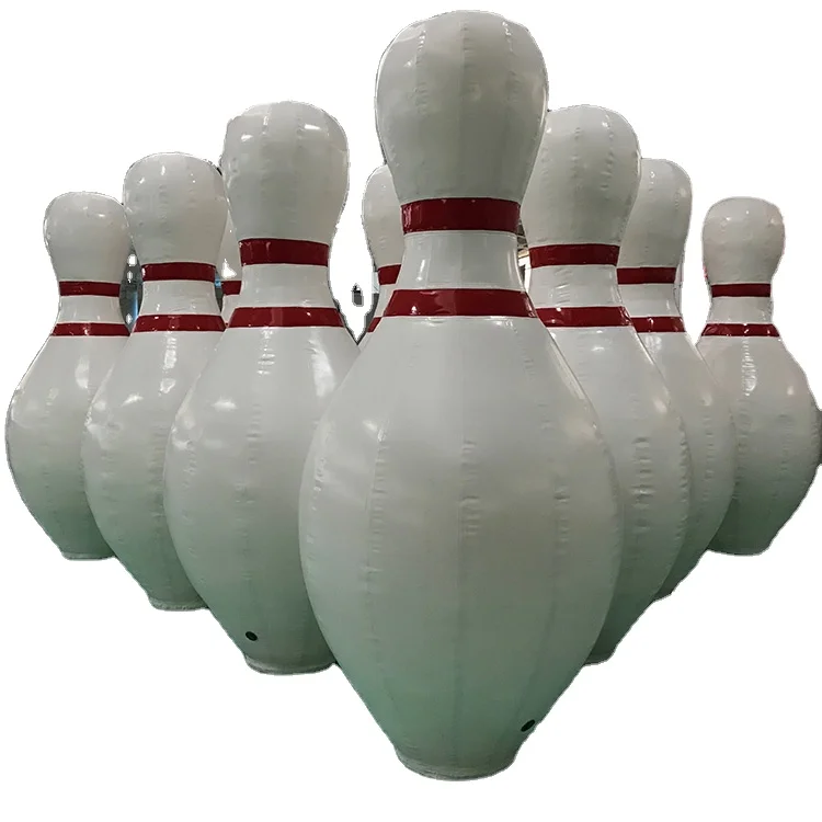 Hot Sale Outdoor Giants Inflatable Large Human Bowling Ball Alley Pin Game
