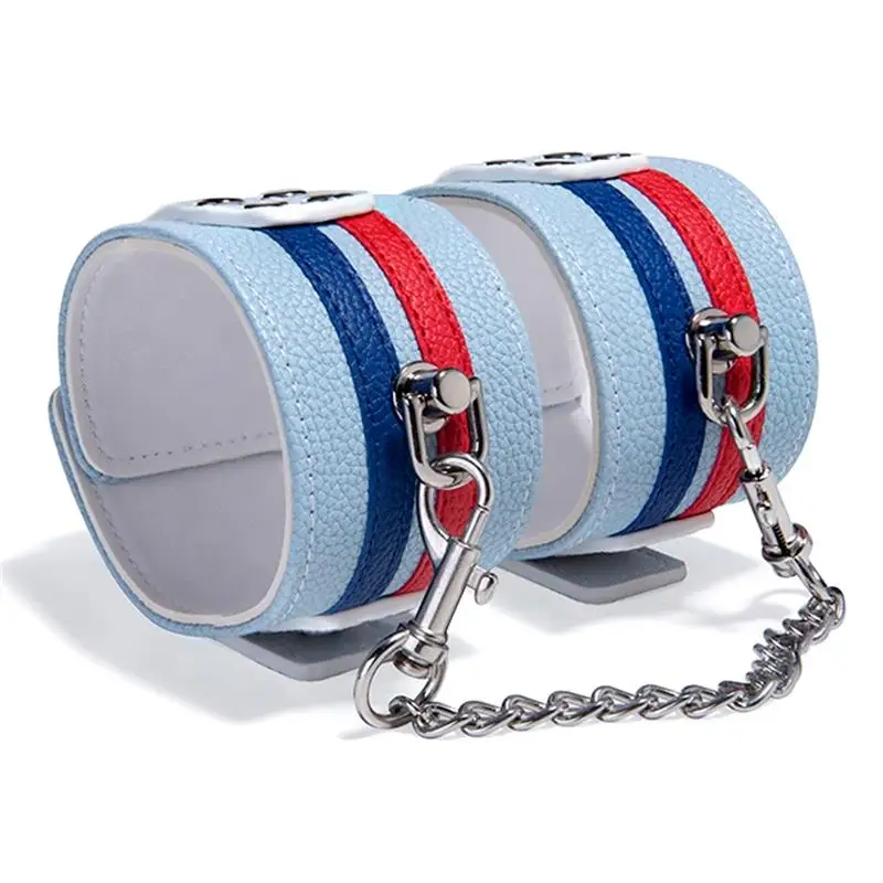 MOGlovers Wholesale Accessories Adjustable PU Leather Hand Cuffs Ankle Handcuffs For Restraints Men And Women Toys