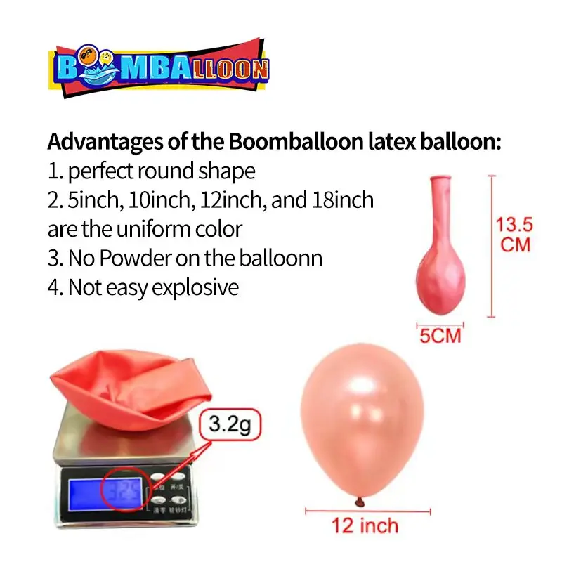 Helium Wedding Matt Standard Color Party Wholesale Balloons 12 Inch Factory Price Decorations Manufacture Latex Balloon Arch