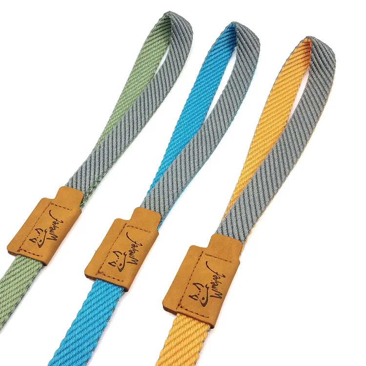 Factory Wholesale Adjustable and Strong Pet Collar with Ribbons High Quality Dog Leash for Training Sustainable Pet Products